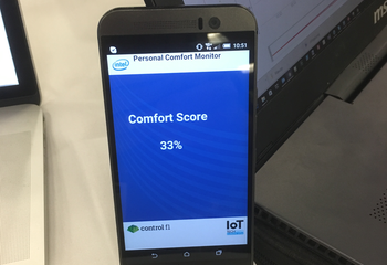 Personal Comfort Monitor SmartPhone app