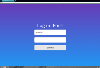 Mock Login Page